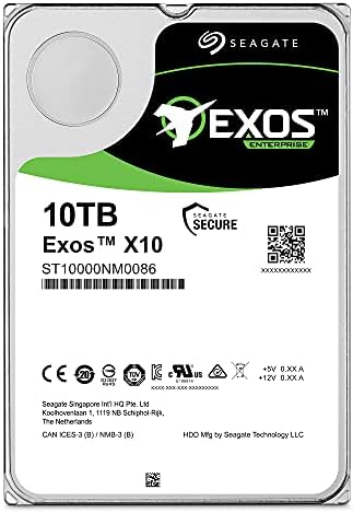 Seagate Exos X10 10 TB Dahili Sabit Disk HDD – Kurumsal, Veri Merkezi için 3,5 inç 6Gb/s 7200 RPM 128MB Önbellek-Hayal Kırıklığı