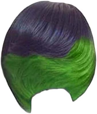 Jenerik Andongnywell Kısa Bob Dantel Ön Peruk İnsan Saç Bob Peruk Saç Düz Kadınlar ıçin Doğal Görünümlü (Yeşil,Bir Boyut,,,)