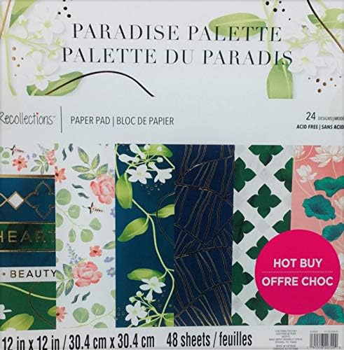 Cennet Paleti tarafından Recollections Kart Stoğu kağıt pedi 48 tek taraflı yaprak Asit Ücretsiz