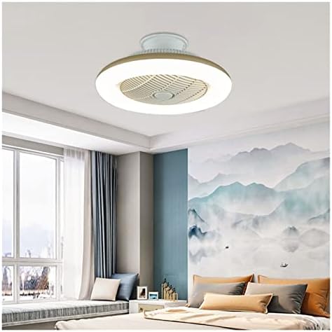 Işıkları ile tavan vantilatörü yatak odası tavan vantilatörü lamba basit ev görünmez uzaktan kumanda fan ışıkları ev dekorasyon