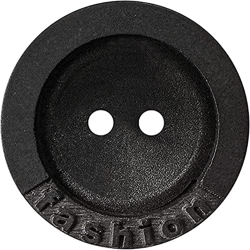 Siyah Düğme 1 inç Düğme 2 Delik Dekoratif Yuvarlak Siyah Düğme Bluz Düğmesi Gömlek Düğmesi 1 inç Dikiş Plastik Düğmeler El Sanatları