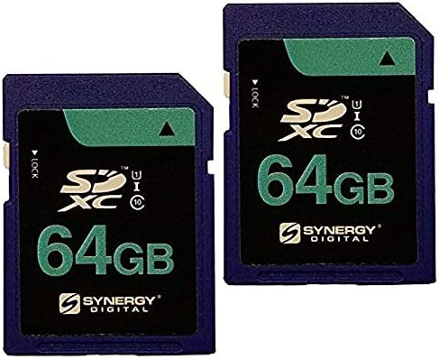 Synergy Dijital Fotoğraf Makinesi Hafıza Kartı, Nikon Z50 ZFC Dijital Fotoğraf Makinesi ile Uyumlu - 2 Paket 64GB