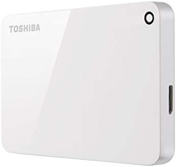Toshiba Canvio Advance 1 TB Taşınabilir Harici Sabit Sürücü USB 3.0, Beyaz-HDTC910XW3AA