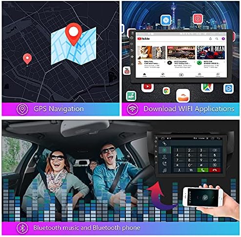 j Junsun Android 10.0 Araba Radyo Stereo Nissan Sentra 2012-2017 için HD1080P 10 inç IPS Dokunmatik Ekran ile WiFi GPS Navigasyon