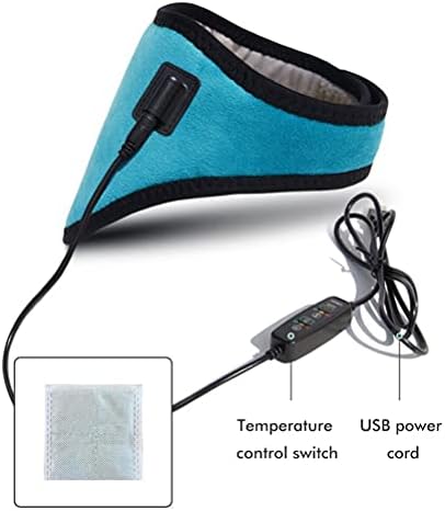 Boyun Wrap İsıtma pedi, elektrikli ısıtma Boyun Koruyucu Dahili Pelin Çanta USB Boyun Masajı Grafen Sıcak Ateş Önlüğü