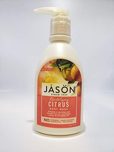 Jason Doğal Ürünler Vücut Yıkama Narenciye Saten 30 Sıvı Ons - 8 Paket