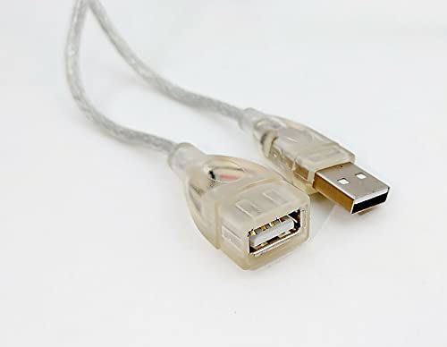 BUSlink 3ft USB 2.0 A Erkek Bir Kadın Uzatma Genişletici Kablo 36 inç Gümüş