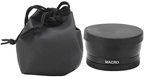 T osuny Geniş Açı Makro Lens, 0.45 X Geniş Açı Makro Lens, Tüm 58MM Çaplı Kamera Lensleri için Alüminyum Alaşım + Optik Cam Lens,