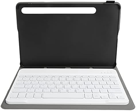 GOSHYDA Tablet Bluetooth Klavye, RGB Arkadan Aydınlatmalı, PU Deri Koruyucu Kılıf ile, Samsung Tab S7 2020 T870/T875 (Gül Altın)