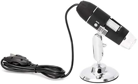 HARIKA - 1600X USB Dijital Mikroskop Kamera 8 LED Elektronik Büyüteç ile Profesyonel Metal Standı W329
