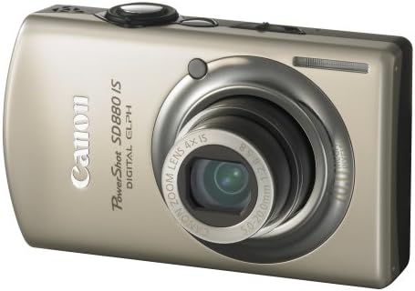 Canon PowerShot SD880IS 10MP Dijital Fotoğraf Makinesi 4x Geniş Açılı Optik Görüntü Sabitlemeli Zoom (Altın)