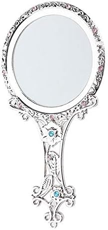 JİYANANDPHZJ El Aynası Güzellik Retro makyaj Aynası, Antika El Makyaj Masası Kompakt Ayna-Kişisel kullanım için (Renk: C)