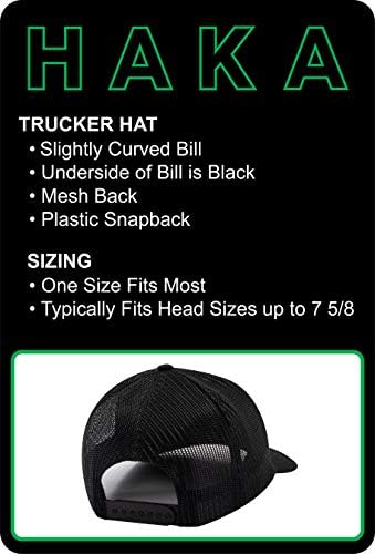 HAKA Devlet X Serisi kamyon şoförü şapkası, Erkekler & Kadınlar için Örgü Açık Şapka, Ayarlanabilir Snapback beyzbol Şapkası,