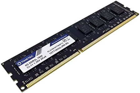 Tımetec 16 GB KİTİ(2x8 Gb) DDR3L / DDR3 1600 MHz (DDR3L-1600) PC3L-12800 / PC3-12800 Olmayan ECC Tamponsuz 1.35 V / 1.5 V CL11