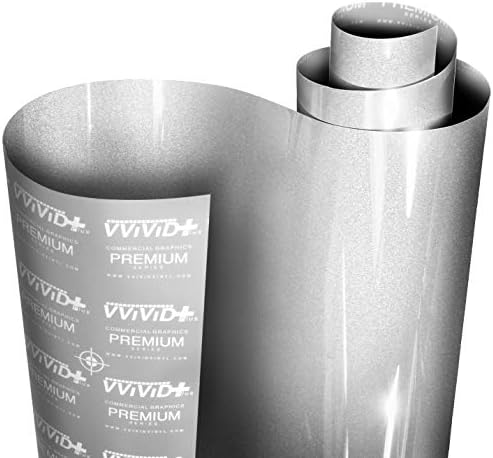 VVıVıD + Ultra Parlak Gümüş Metalik Vinil Araç Wrap Premium Boya Yedek Film Rulo Nano Hava Yayın Teknolojisi ile, Gerilebilir