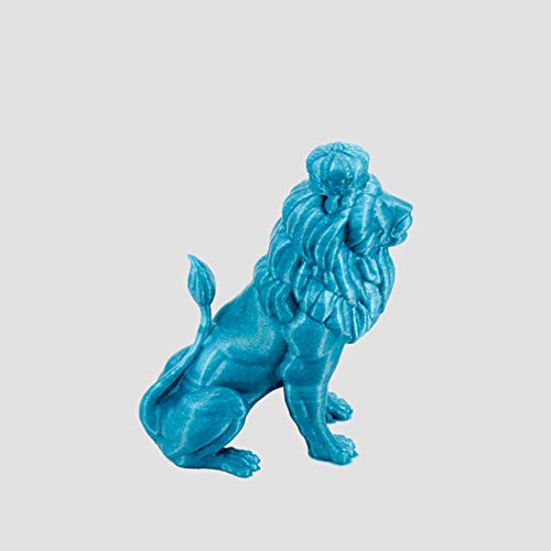 3D Yazıcı Filament 1.75 mm, PLA K5 Parlayan Malzeme 1kg, - Koyu Mavi