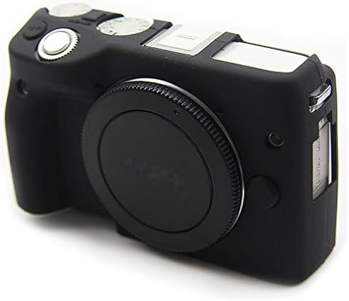 First2savv XJPT-EOSM3-GJ-01 Kauçuk Kamera Kılıfı Çanta tam kapak Canon EOS M3 + gradienter