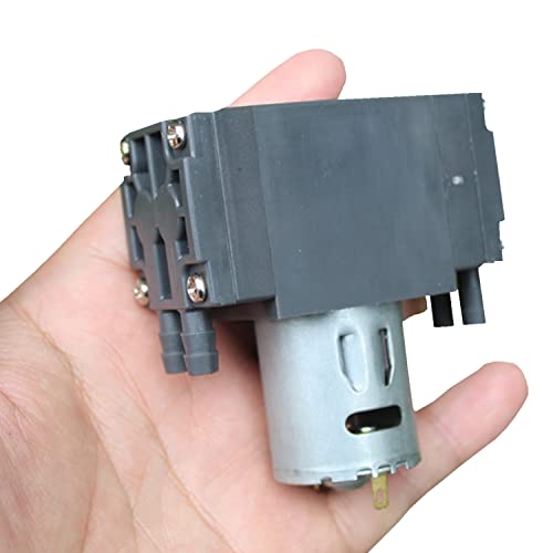 Mini Çift Kafa DC hava Pompası Vakum Pompası DC12V 385 Motor Negatif Basınç Pompası