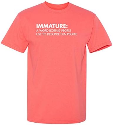 Olgunlaşmamış Bir Kelime Sıkıcı Insanlar Mizah Kullanımı Grafik Yenilik Sarcastic Komik T Shirt