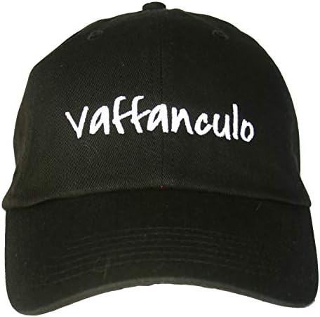 Vaffanculo-Siyah İşlemeli Bilyalı Şapka