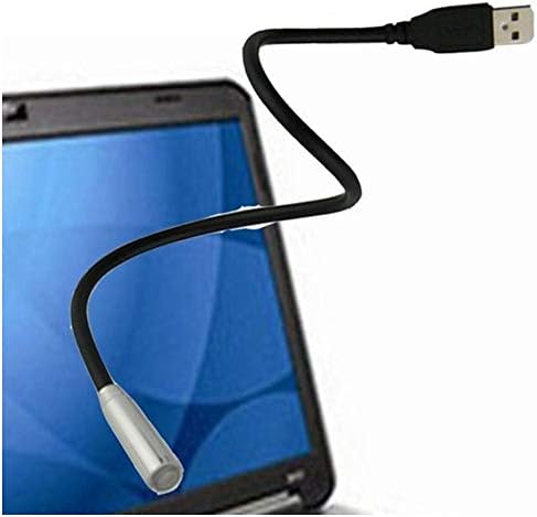 Boon Earthie Siyah USB LED Esnek Ayarlanabilir Büküm Viraj ışık lambası Mükemmel fit Laptop Notebook Az Yer Taşınabilir Parlak