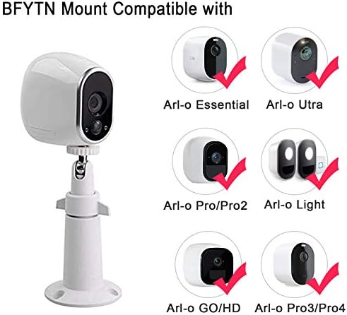BFYTN Güvenlik Kamera Metal Duvar / Tavan Montaj, Ayarlanabilir Kapalı / Açık Montaj ile Uyumlu Arlo, Arlo Pro 2 3, Replacment