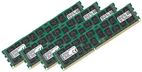Kingston Teknolojisi ValueRAM 64 GB Kiti 4 (4x16 GB Modülleri) 1333 MHz DDR3 PC3-10600 ECC Reg CL9 DIMM DR x4 1.35 V (KVR13LR9D4K4