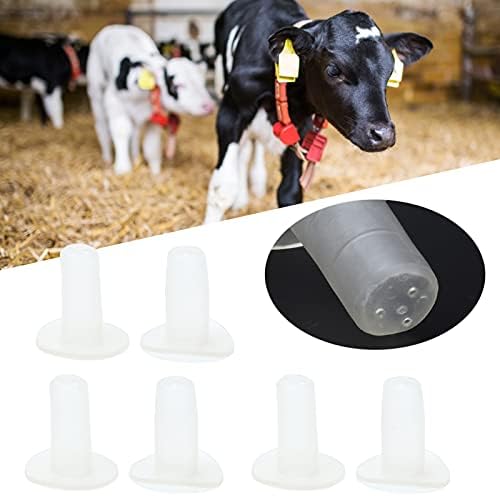 Meiyya İnek Sütü Besleme Nipeli, Kolay Kurulum Dana Süt Emziği Sığır Çiftlikleri için Kolay Temiz 10 adet