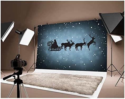 Fotoğraf Stüdyosu Arka Plan Sahne Cadılar Bayramı Çan Noel Baba Noel Geyik Fotoğraf Manzara Noel Tema Dekorasyon (Renk: Green2,
