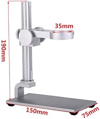 JF-XUAN Alüminyum Alaşım Standı USB Mikroskop Standı Tutucu Braketi Mini Dayanak Masa Çerçeve için Mikroskop Onarım Lehimleme