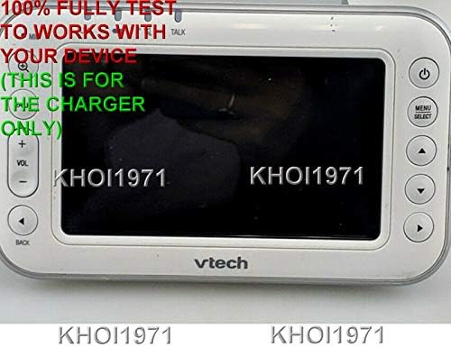 KHOI1971 Duvar şarj cihazı AC Adaptör Güç Kablosu kablosu VM4261 VTech Dijital Video bebek Monitörü 4.3 inç ile uyumludur. LCD
