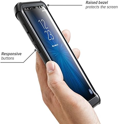 ı-Blason Kılıf için Galaxy S8 + Artı 2017 Yayın, Ares Tam Vücut Sağlam Temizle Tampon Olgu ile Dahili Ekran Koruyucu için Samsung