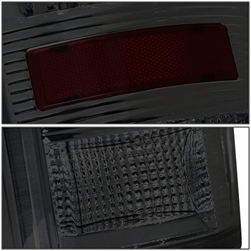 Tam LED kuyruk ışık Arka Fren Lambaları ile Uyumlu Dodge Ram 1500-3500 09-17, sol ve Sağ Yan, krom Konut Füme Lens