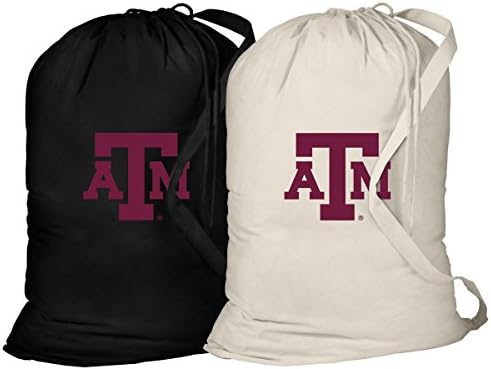 Broad Bay Texas A & M Çamaşır Torbası -2 Adet Set-Texas A & M Aggies Giysi Çantaları