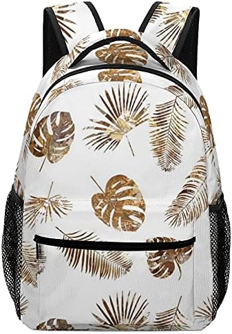 Altın palmiye yaprağı seyahat sırt çantası rahat spor çanta Oxford kumaş çalışma alışveriş seyahat kamp için uygun