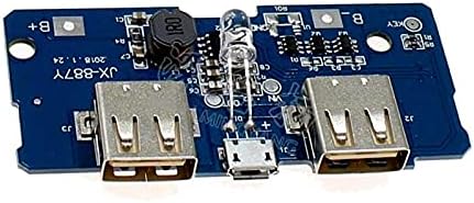 ERKK821 18650 Çift mikro USB 3.7 V için 5 V 2A Boost Mobil Güç Bankası DIY 18650 lityum pil şarj cihazı PCB kartı Step Up Modülü