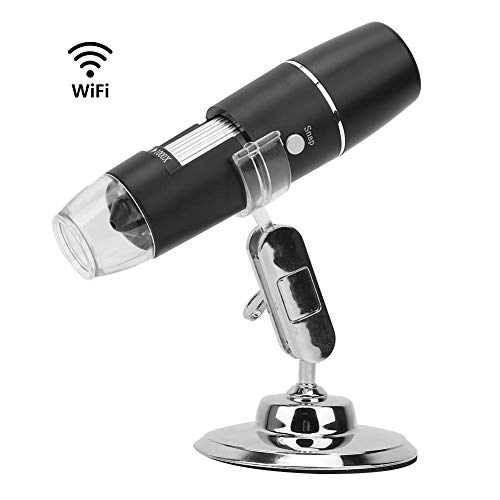 Mikroskop Dijital Mikroskop Büyüteç W04 Dijital Mikroskop Büyüteç Kablosuz WiFi 8LED 1000X2 MP HD 1080 P Kamera