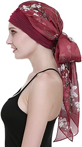 Saç Dökülmesi Kadınlar için Kemo Şapkalar Headwrap Eşarp Kanser Kapaklar Hediyeler